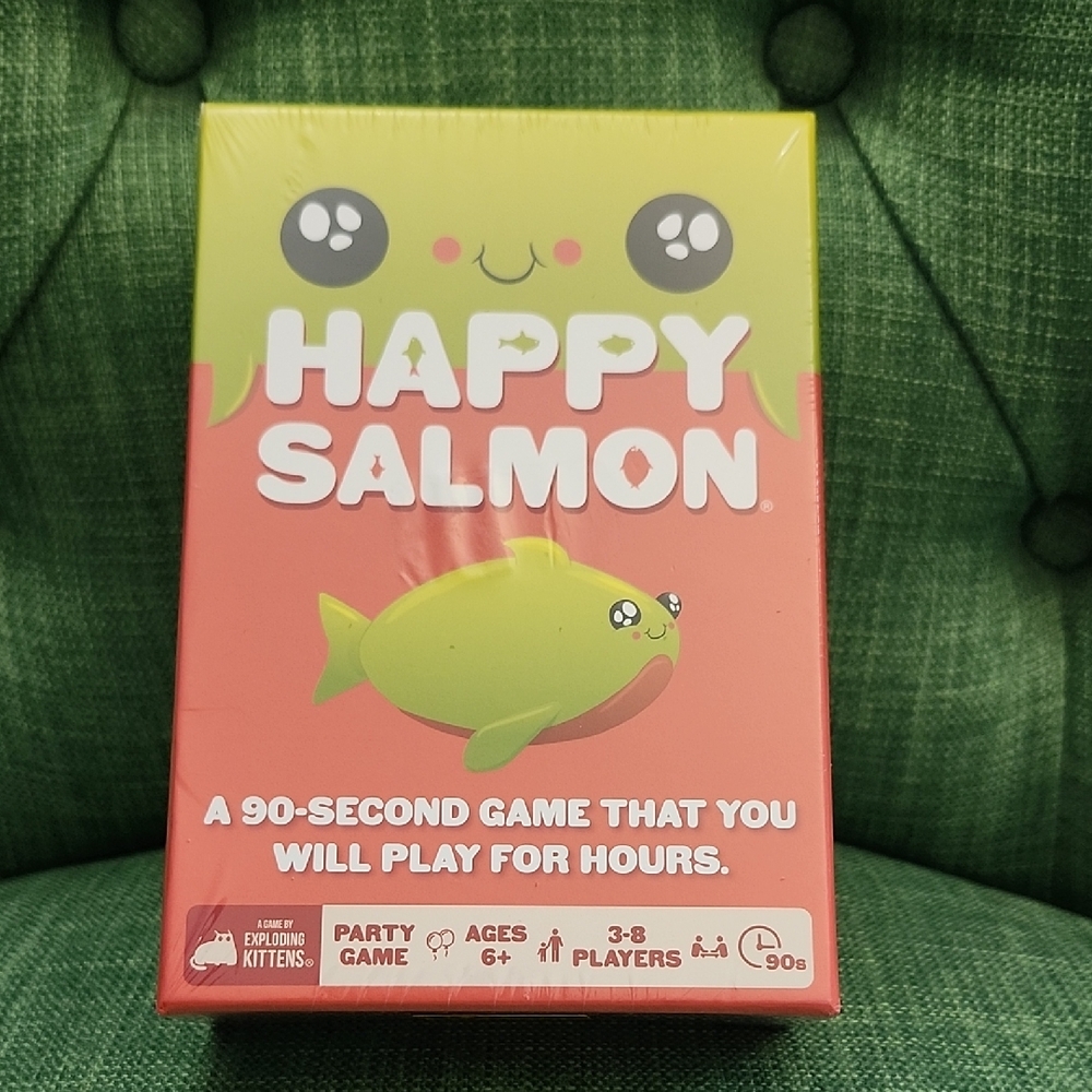 Happy Salmon Party Game by - Green and Red